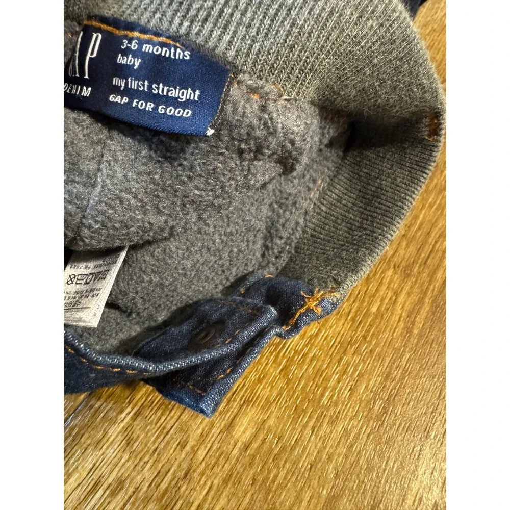 Gap Baby Boy 3/6 Months Clothes Lot Lined Jeans Pants Sweatshirt‎ Shirt Logo